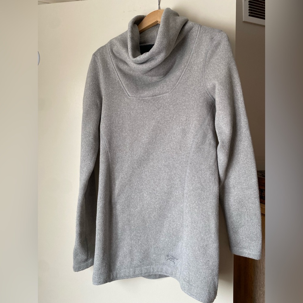 Arc'teryx Arcteryx Desira Tunic Cowl Turtleneck Fleece Grey - XS